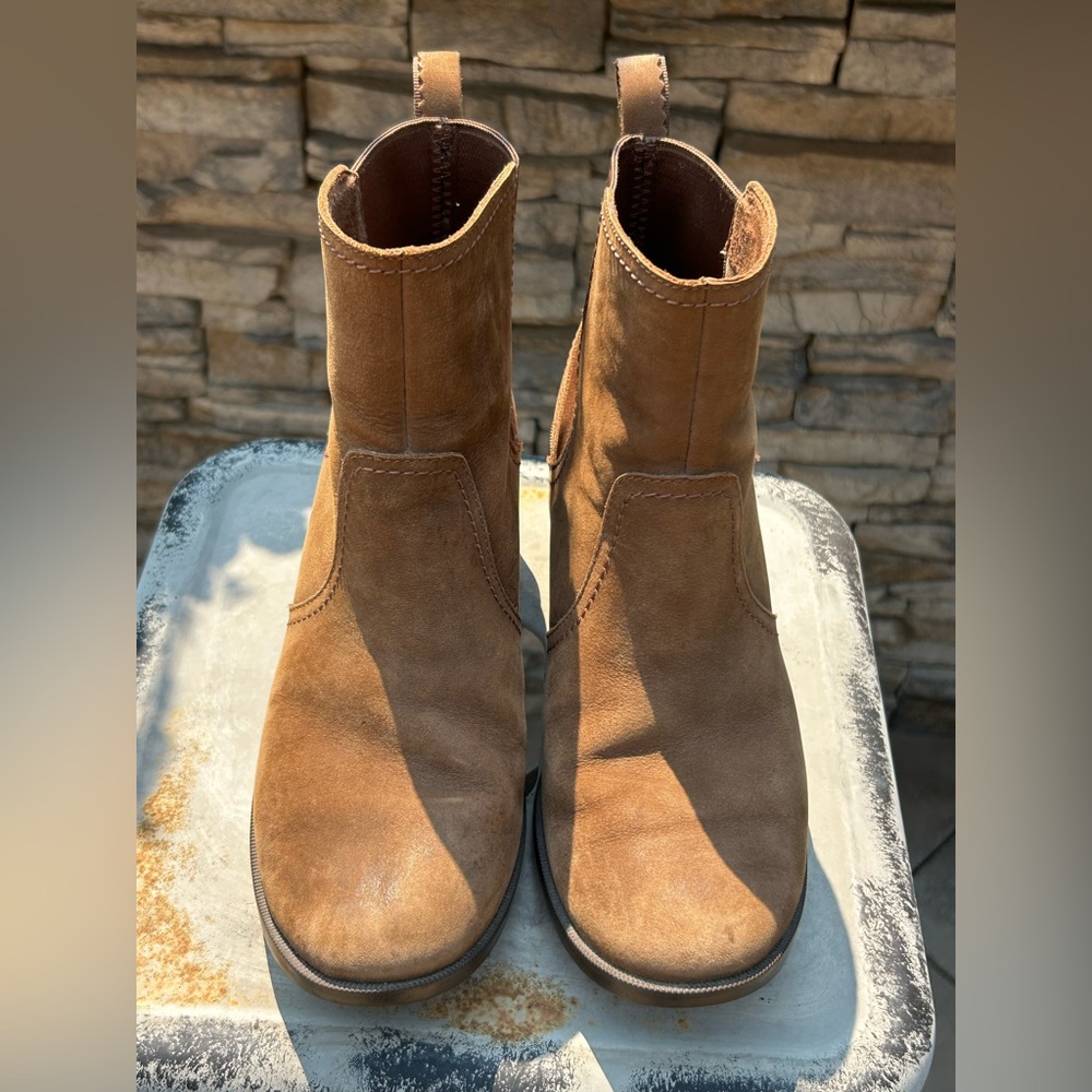 🥾EUC TEVA Women Anaya Chelsea Waterproof Brown Boots in Size 8 1/2 - Picture 8 of 16